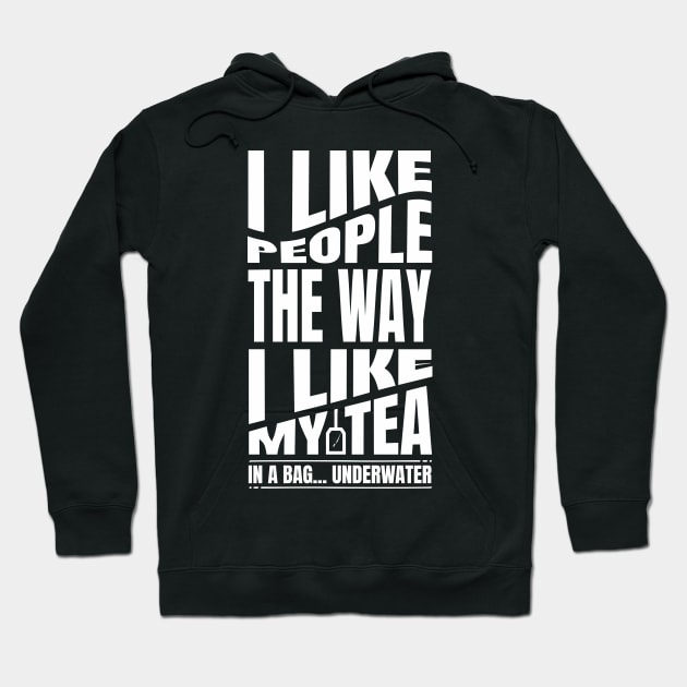 I like people Hoodie by Frajtgorski